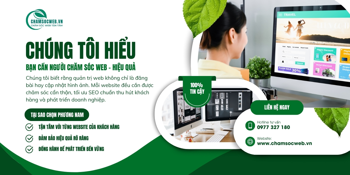 Chăm sóc web Phương Nam - chamsocweb.vn